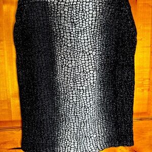 St John Crocodile print skirt